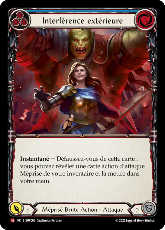 Card: Outside Interference (blu)