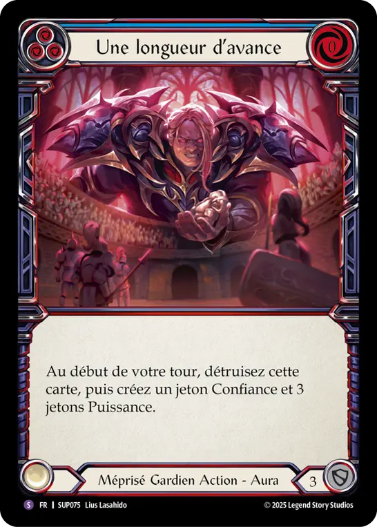 Card: Two Steps Ahead (blu)