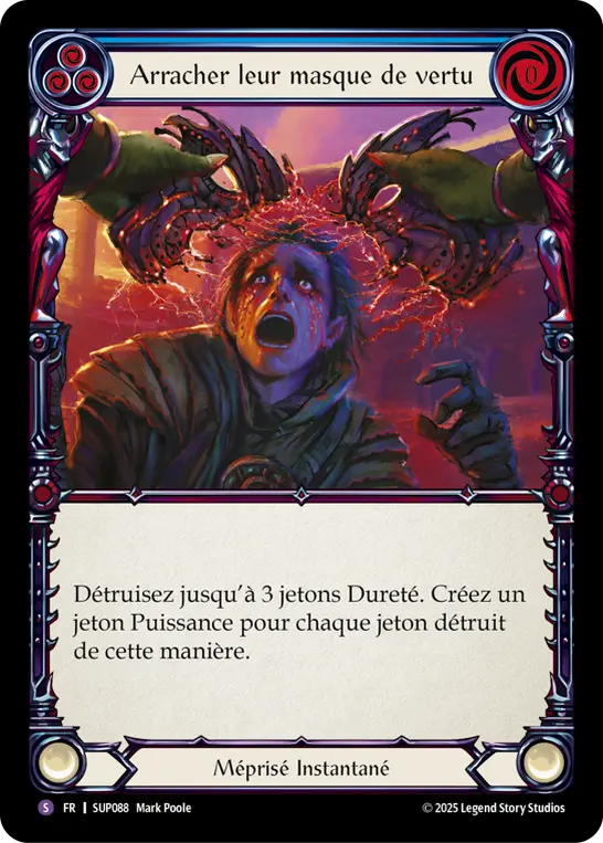 Card: Rip Up Their Virtues (blu)
