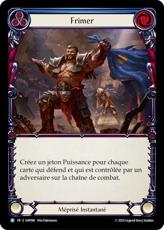 Card: Arrogant Showboating (blu)