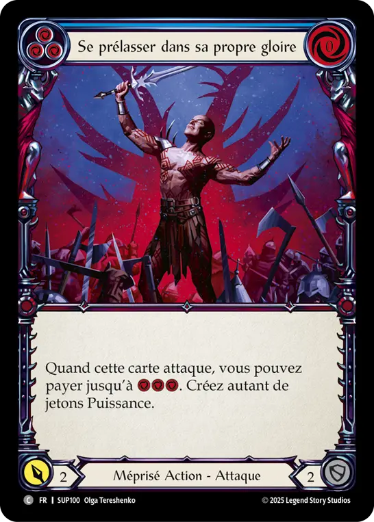 Card: Bask in Your Own Greatness (blu)