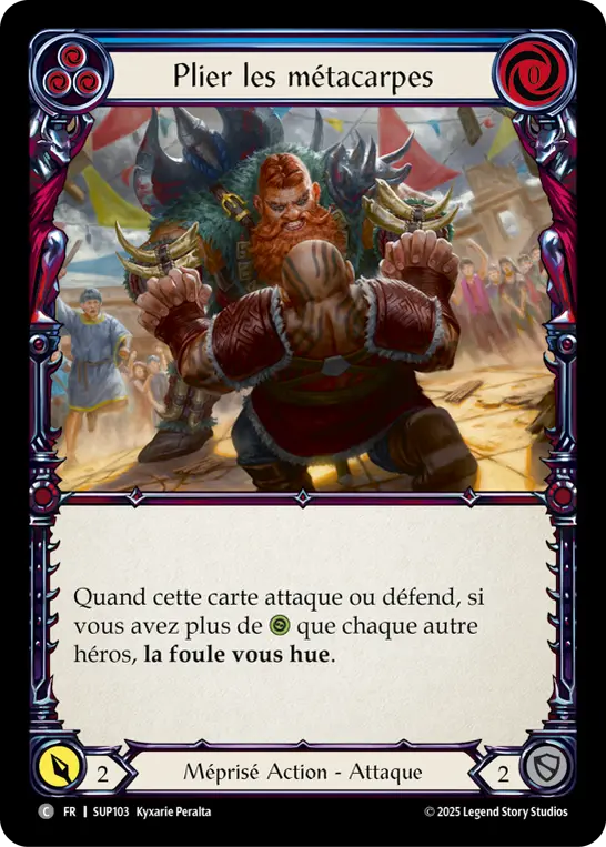 Card: Clench the Upper Hand (blu)