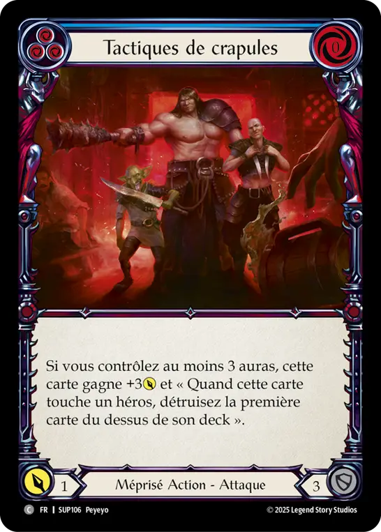 Card: Goon Tactics (blu)