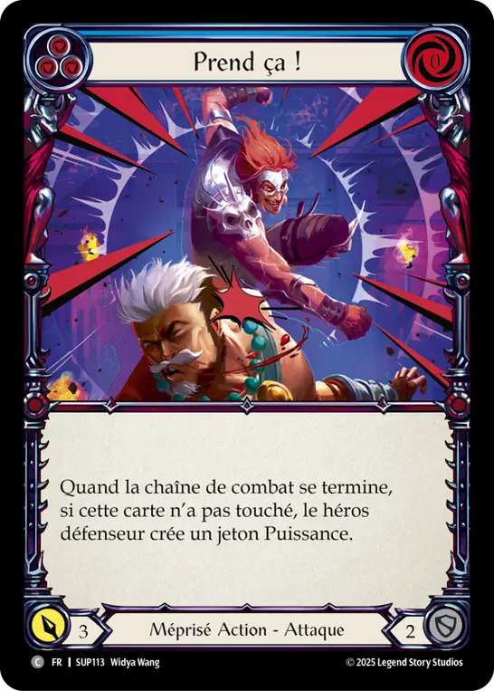 Card: Take That! (blu)