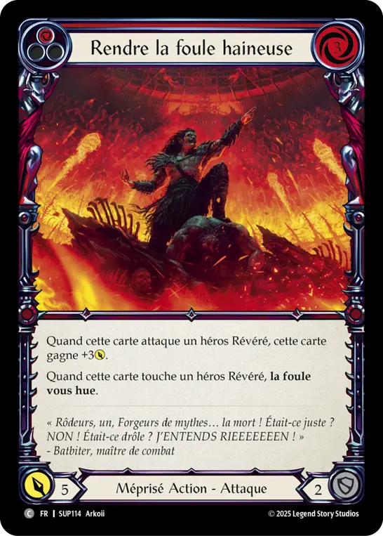 Card: Turn the Crowd Hateful (red)
