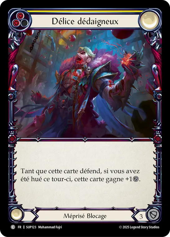Card: Disdainful Delight (yel)