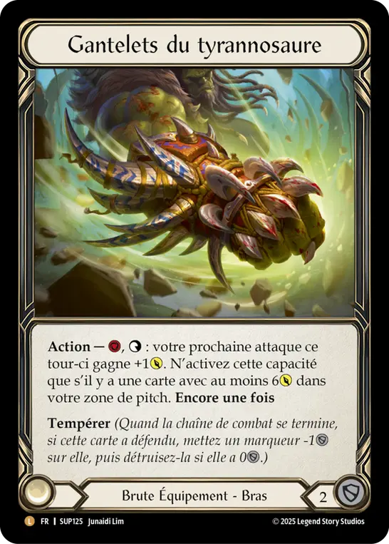 Card: Gauntlets of Tyrannical Rex