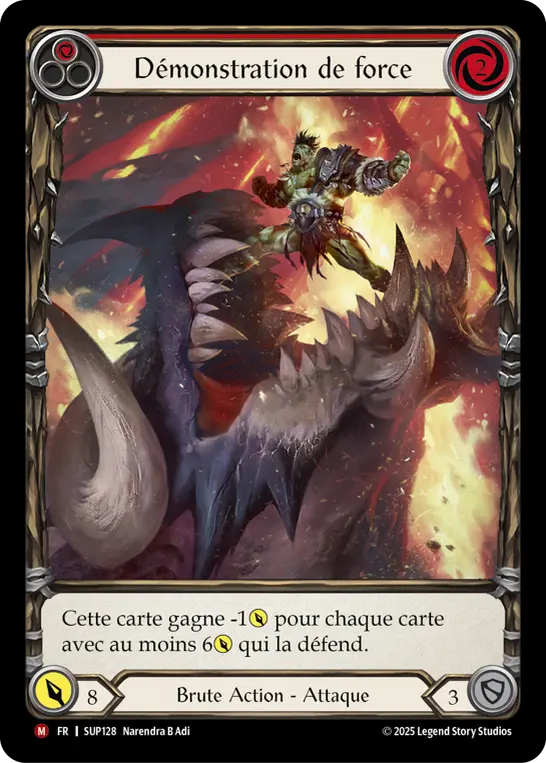 Card: Show of Strength (red)