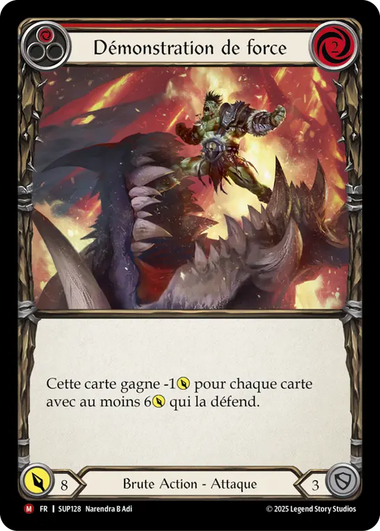 Card: Show of Strength (red)