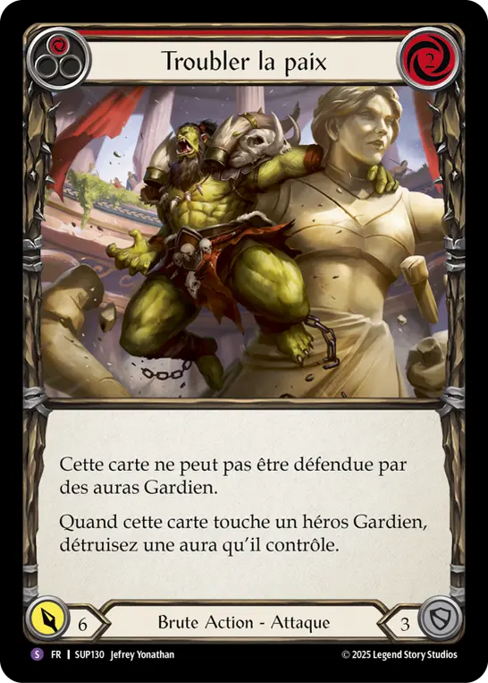 Card: Disturb the Peace (red)