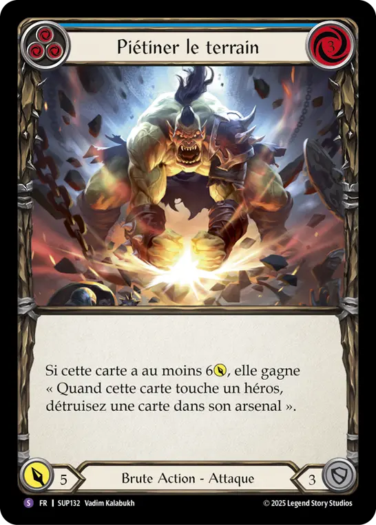 Card: Smashing Ground (blu)