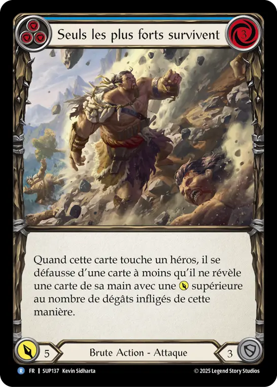 Card: Strongest Survive (blu)