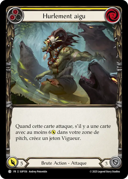 Card: High Pitched Howl (yel)