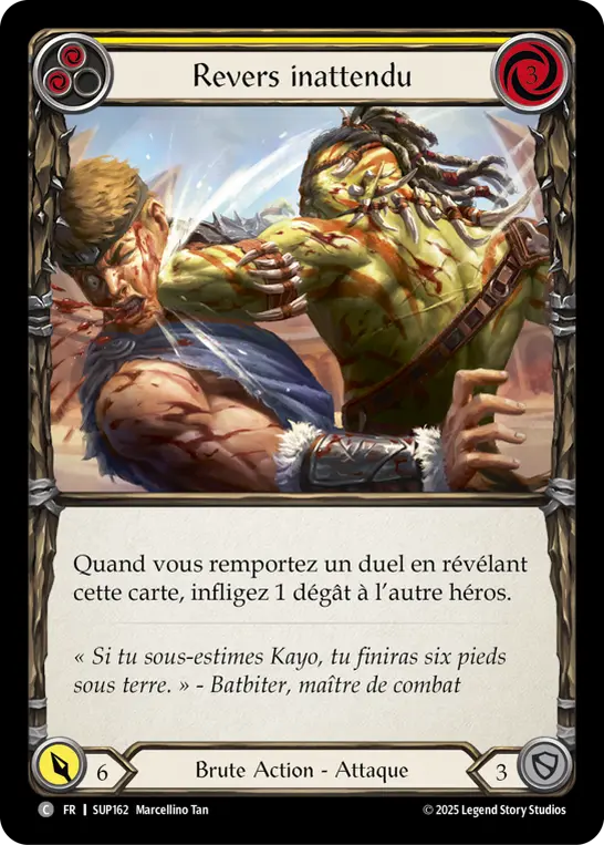 Card: Unexpected Backhand (yel)