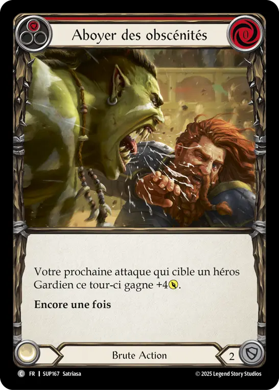Card: Bark Obscenities (red)