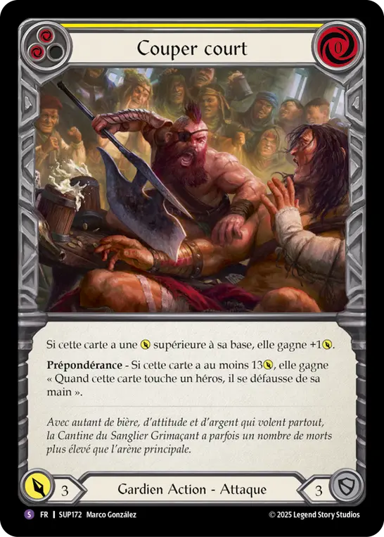 Card: Cut a Long Story Short (yel)