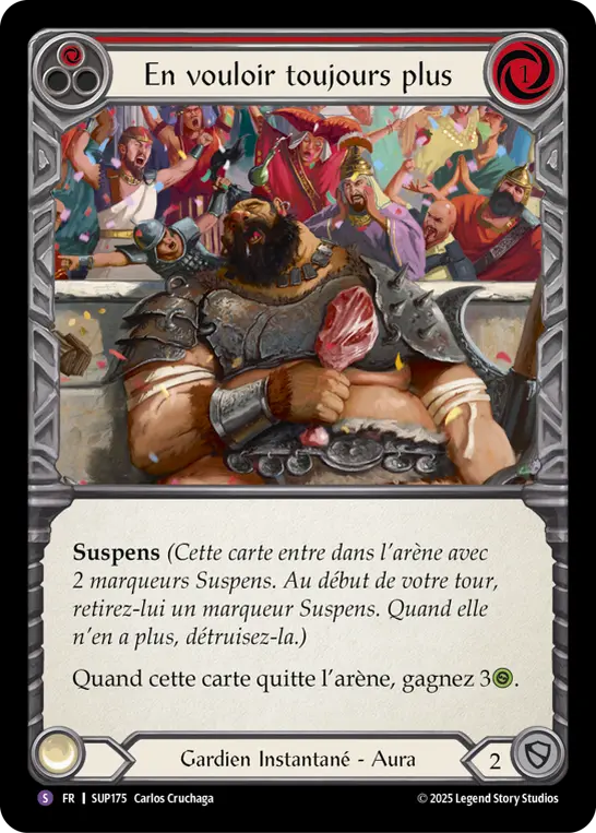 Card: Hungry for More (red)