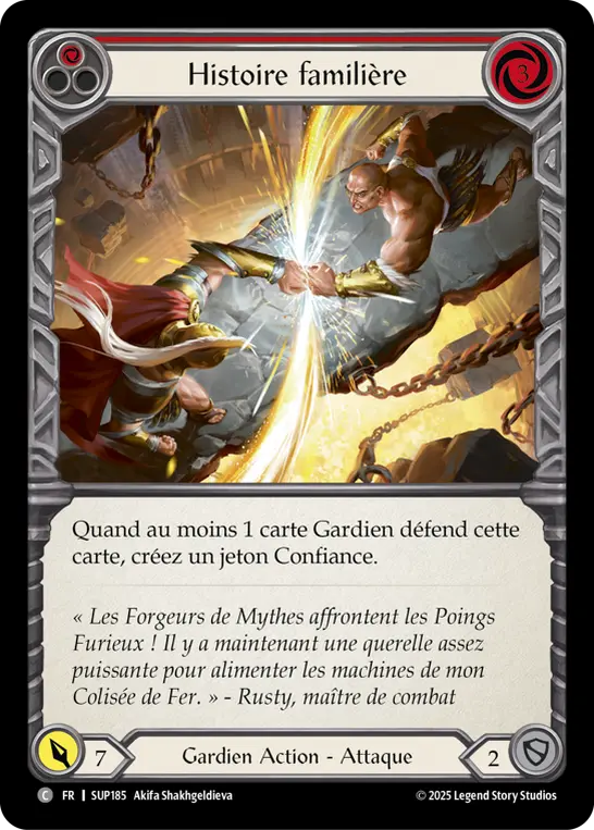 Card: Familiar Story (red)