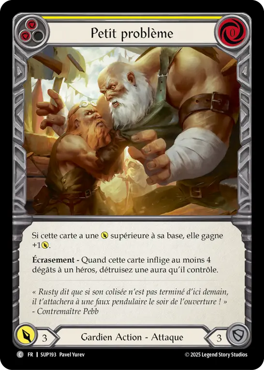 Card: Small Problem (yel)