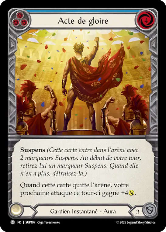 Card: Act of Glory (blu)