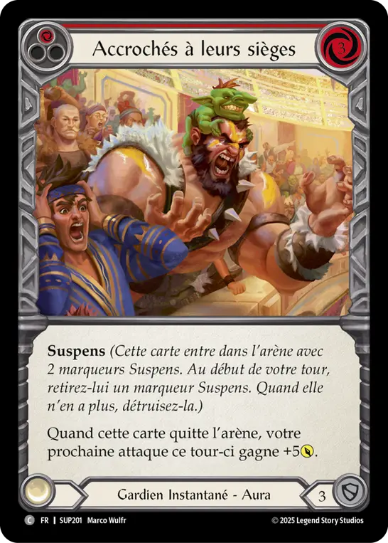 Card: Edge of Their Seats (red)