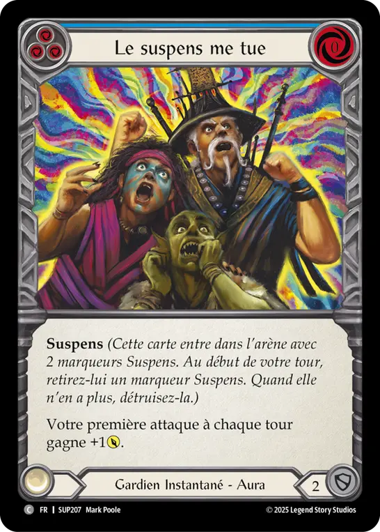 Card: The Suspense is Killing Me (blu)