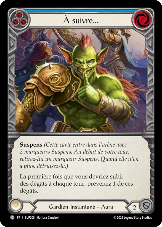 Card: To Be Continued... (blu)