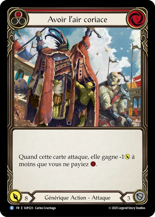Card: Look Tuff (red)