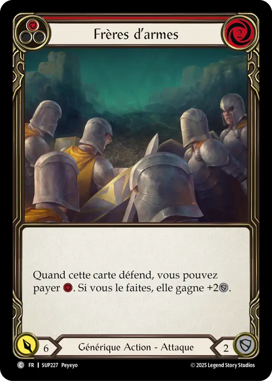 Card: Brothers in Arms (red)