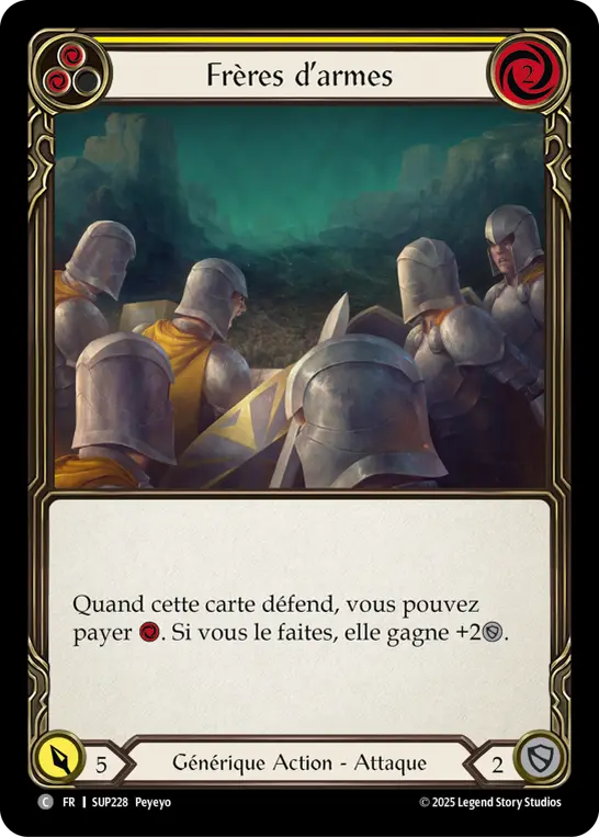 Card: Brothers in Arms (yel)