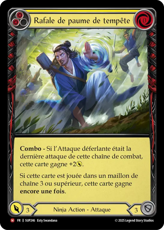 Card: Tempest Palm Gustwave (yel)