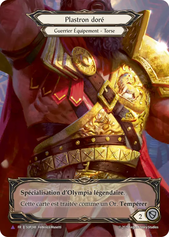 Card: Golden Heart Plate