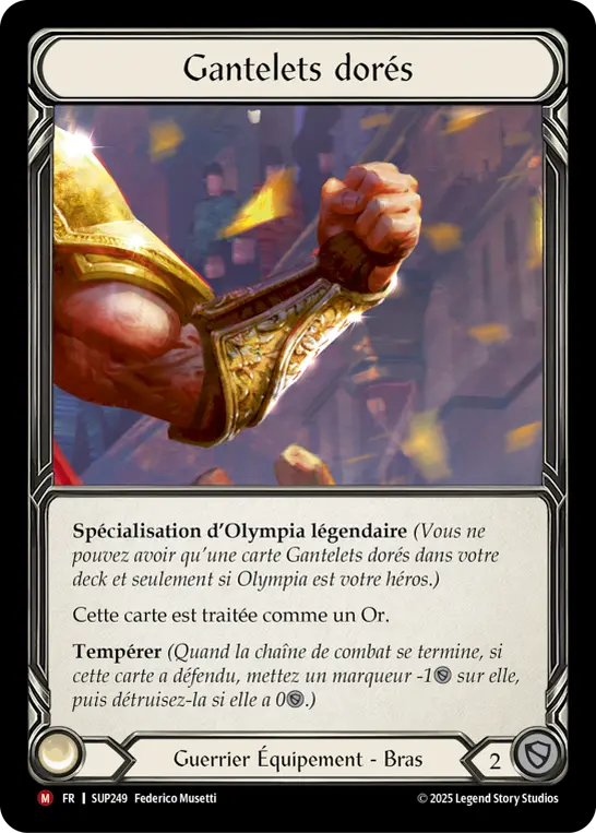 Card: Golden Gauntlets