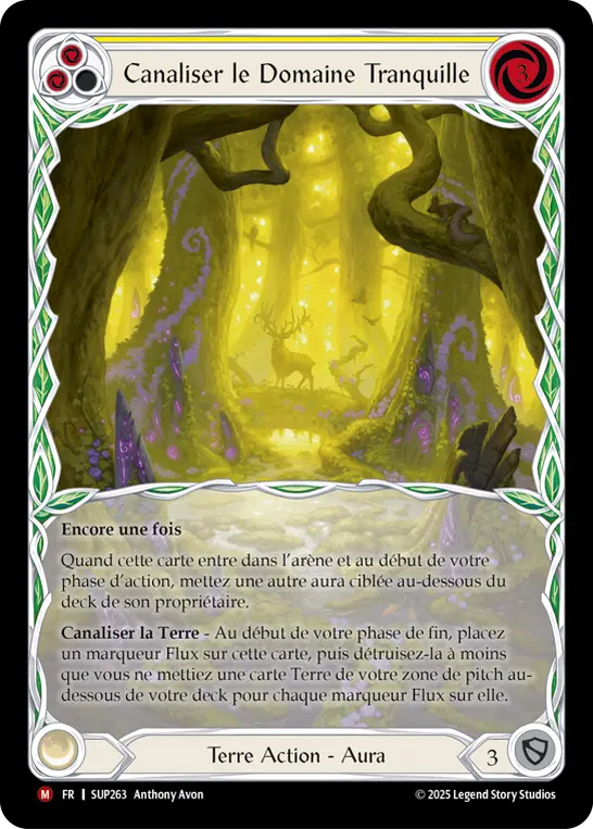 Card: Channel the Tranquil Domain (yel)