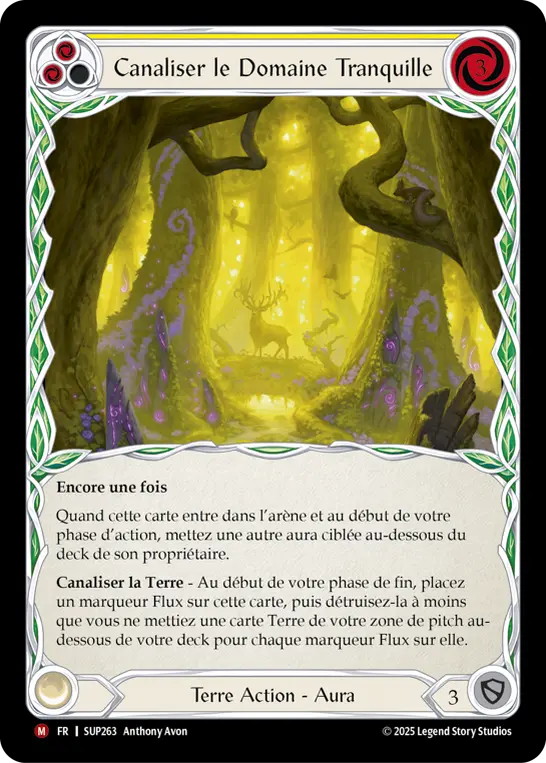 Card: Channel the Tranquil Domain (yel)
