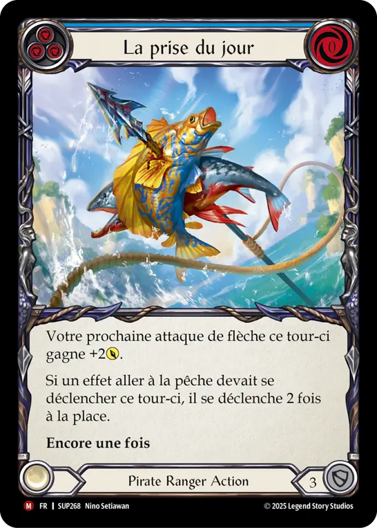 Card: Catch of the Day (blu)