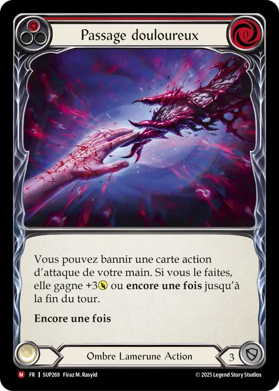 Card: Painful Passage (red)