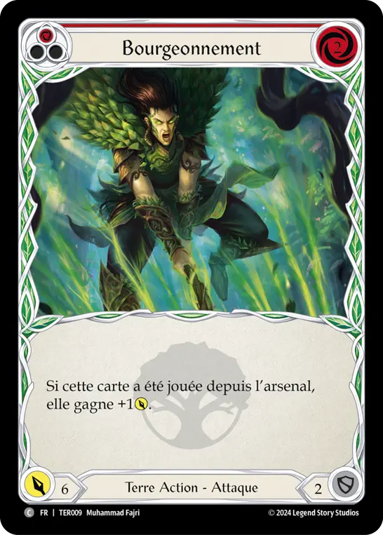 Card: Burgeoning (red)