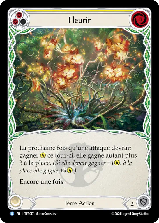 Card: Flourish (yel)