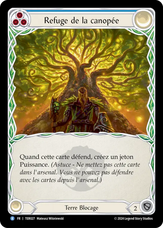 Card: Canopy Shelter (blu)
