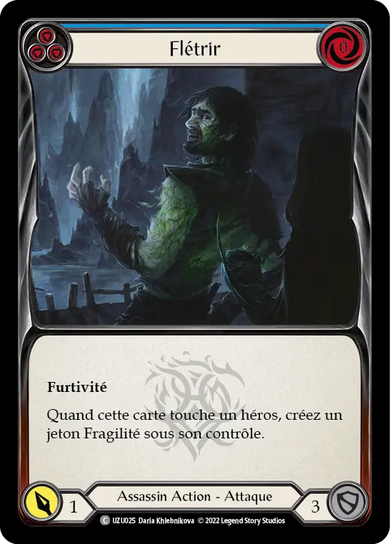 Card: Wither (blu)
