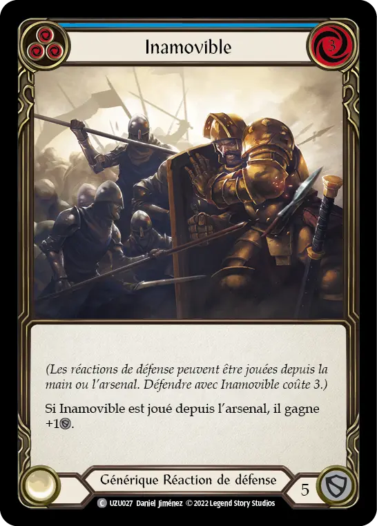 Card: Unmovable (blu)