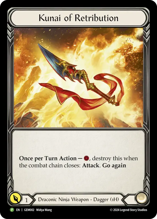 Card: Kunai of Retribution