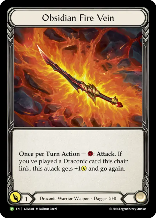Card image of Obsidian Fire Vein