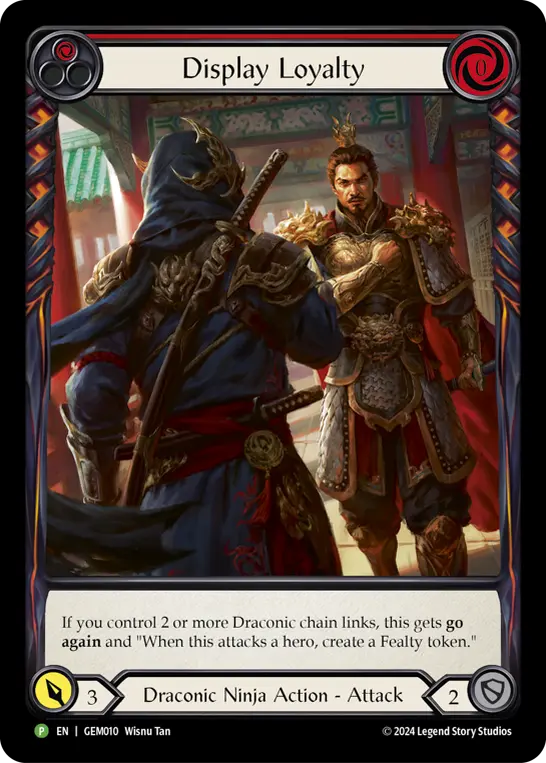 Card: Display Loyalty (red)