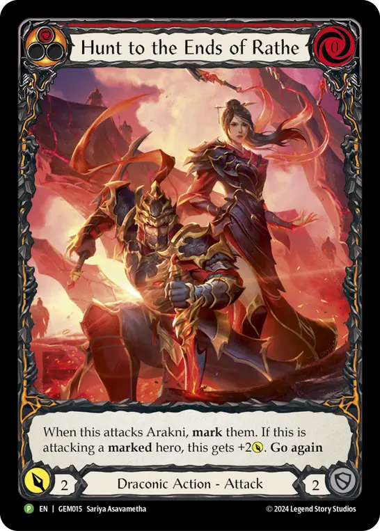 Card: Hunt to the Ends of Rathe (red)