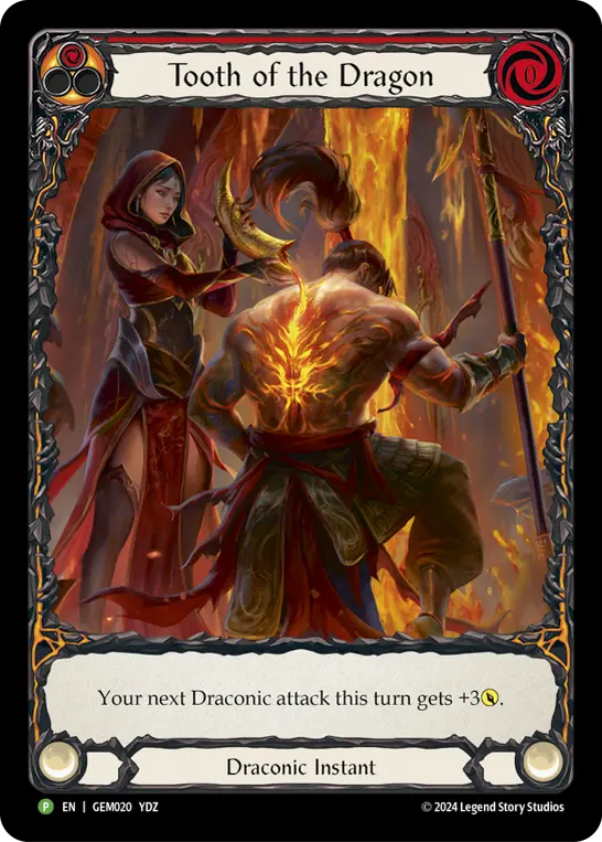 Card: Tooth of the Dragon (red)