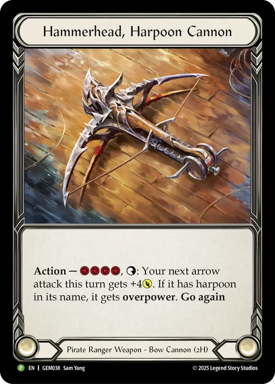 Card image of Hammerhead, Harpoon Cannon