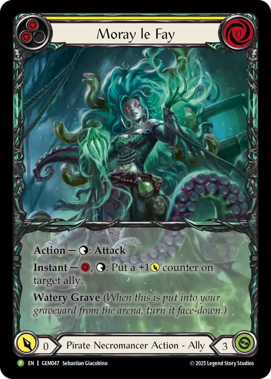 Image of the card for Moray le Fay (Yellow)
