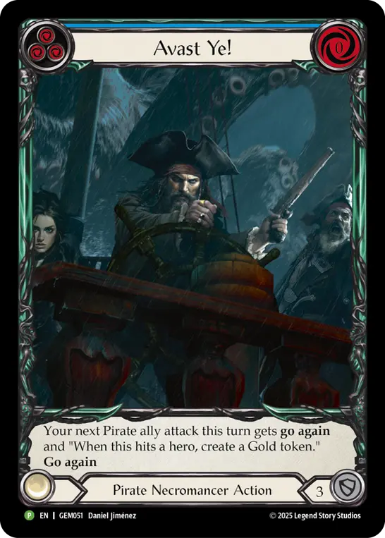 Card: Avast Ye! (blu)